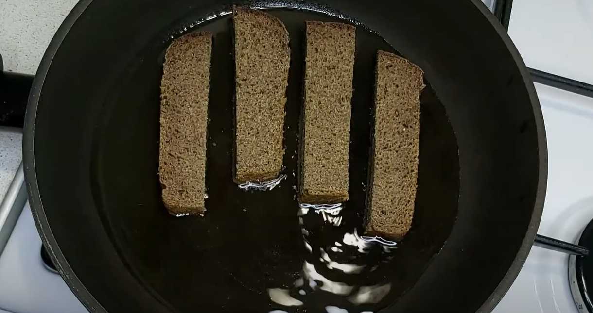 Croûtons à l'ail - Étape 4