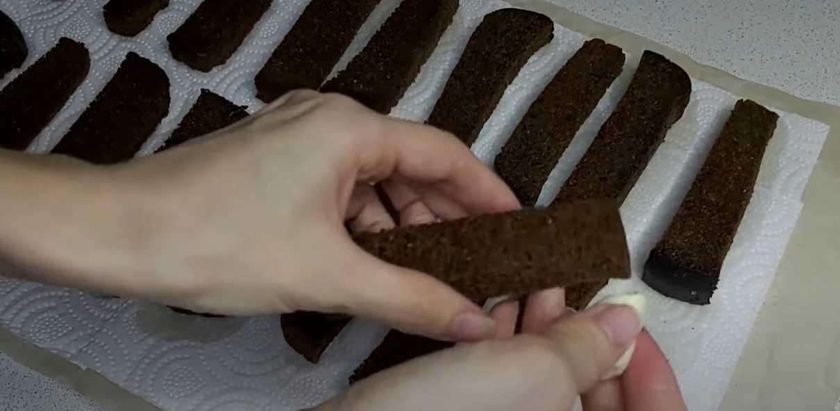 Croûtons à l'ail - Étape 6