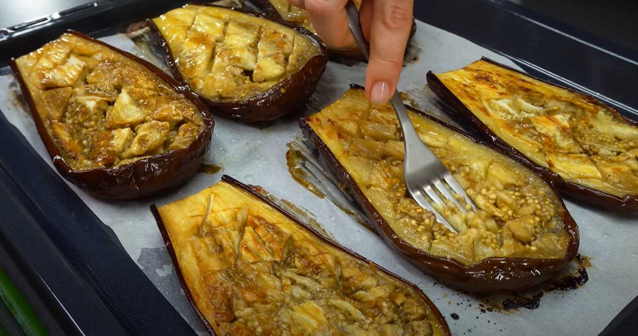 Aubergines farcies au four - Étape 9