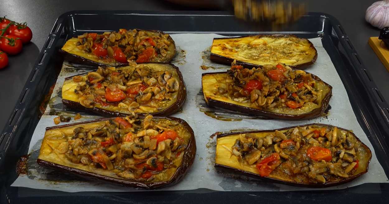 Aubergines farcies au four - Étape 10