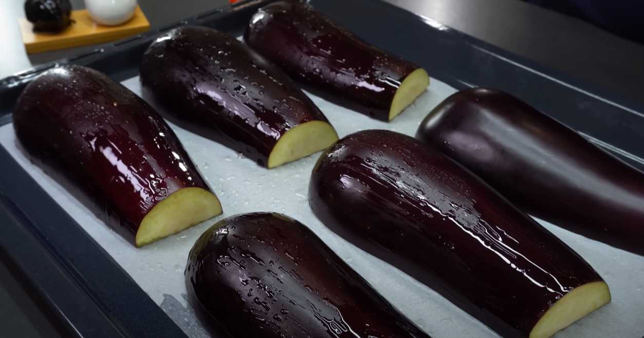 Aubergines farcies cuites au four - Étape 4