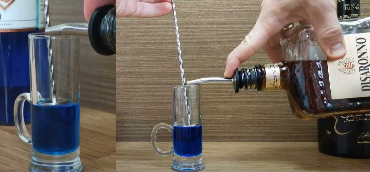 Cocktail Blue Moon - Étape 2