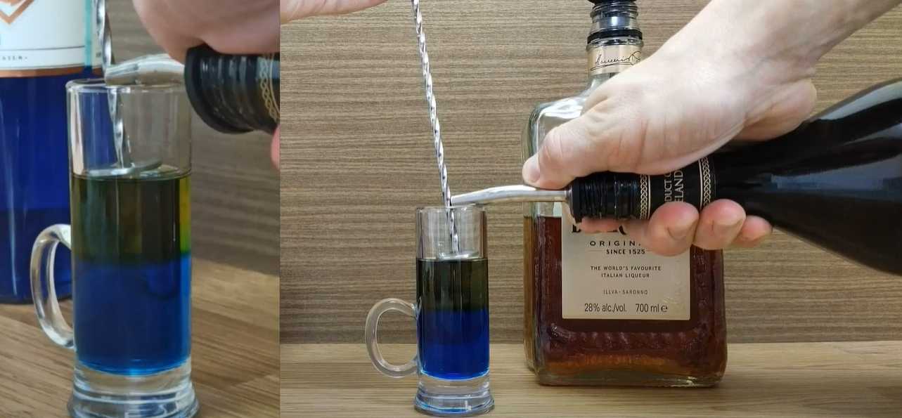 Cocktail Blue Moon - Étape 4