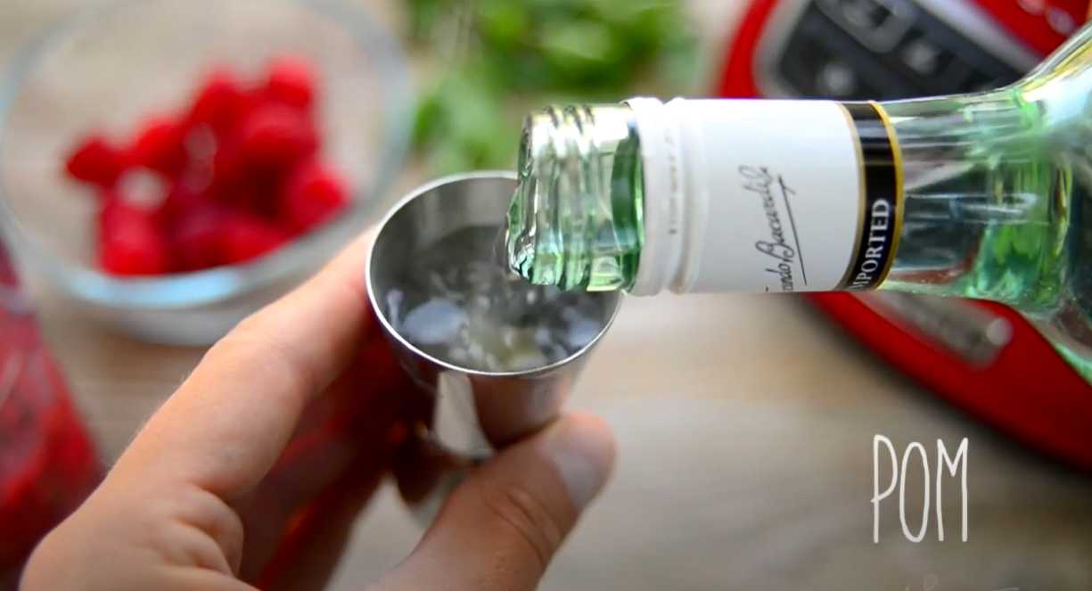 Mojito framboise-basilic - Étape 6