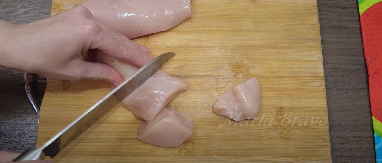 Brochettes de poulet au four - Étape 1