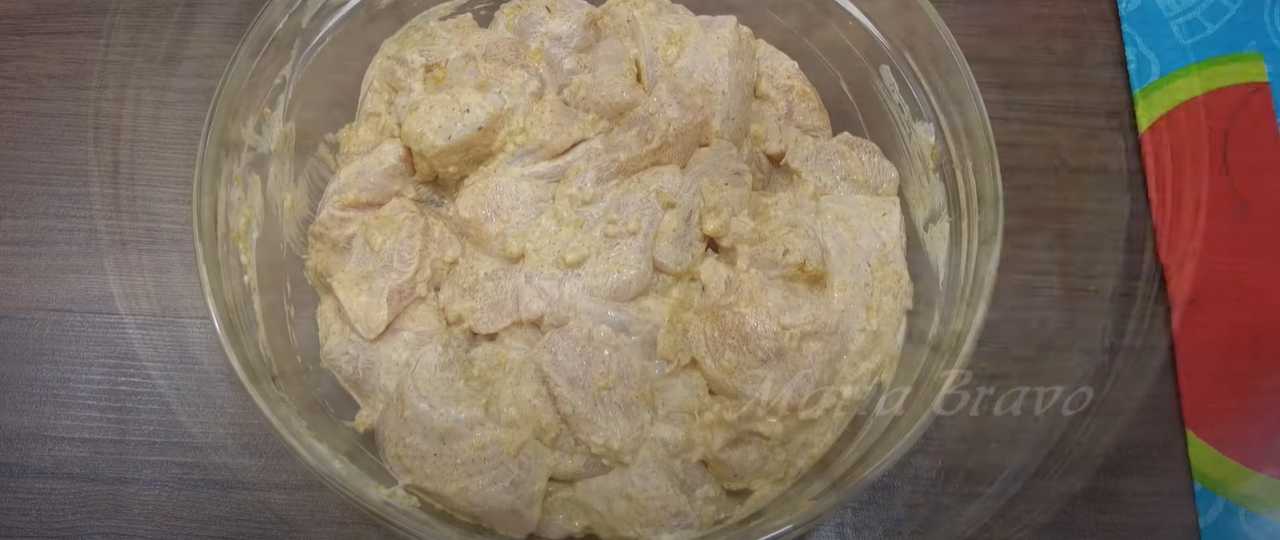 Brochettes de poulet au four - Étape 3