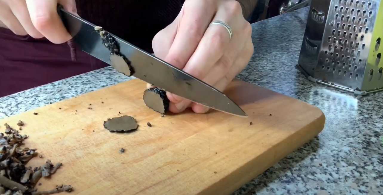 Spaghetti aux truffes noires - Étape 3