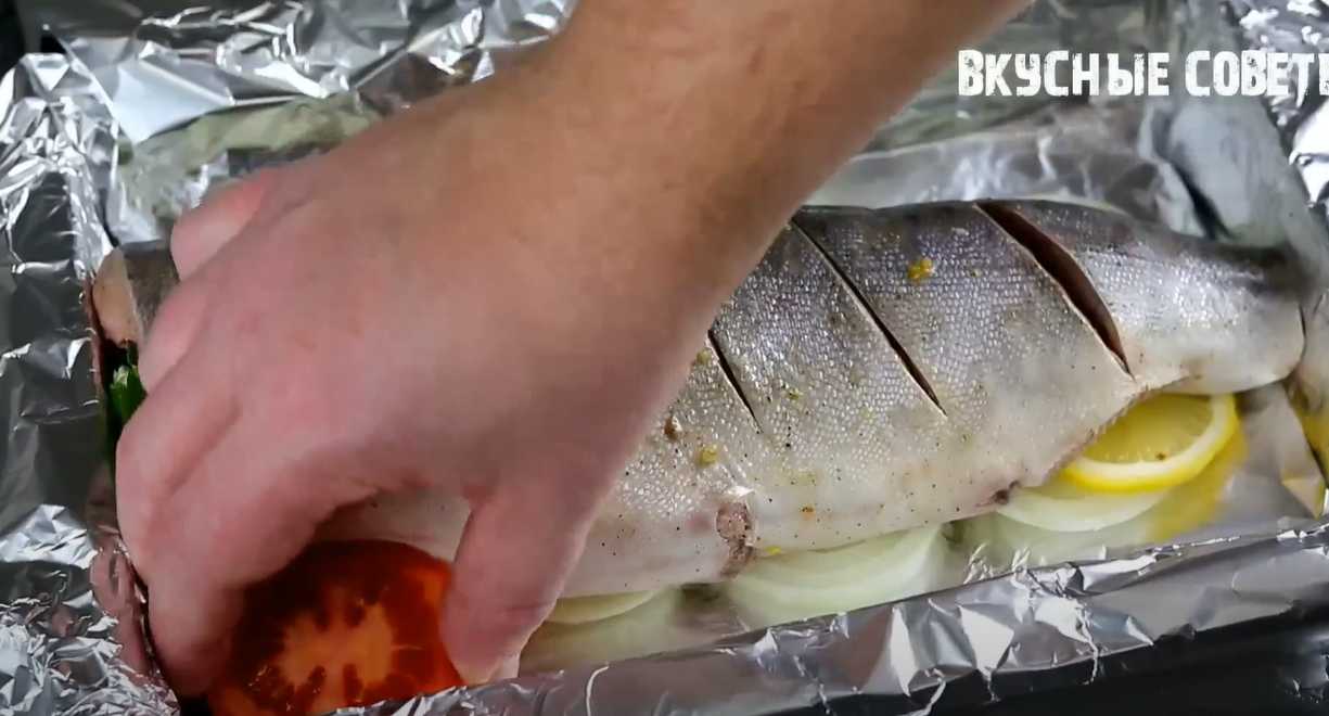 Saumon rose cuit au four - Étape 12