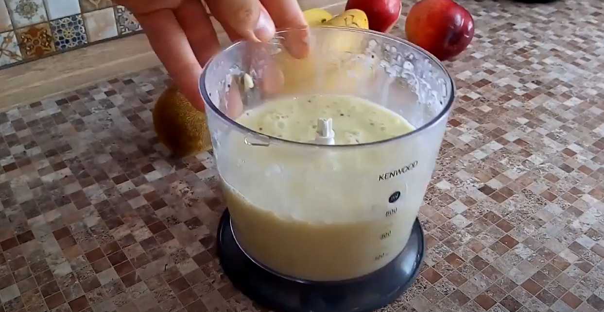 Smoothie banane-kiwi au lait - Étape 5