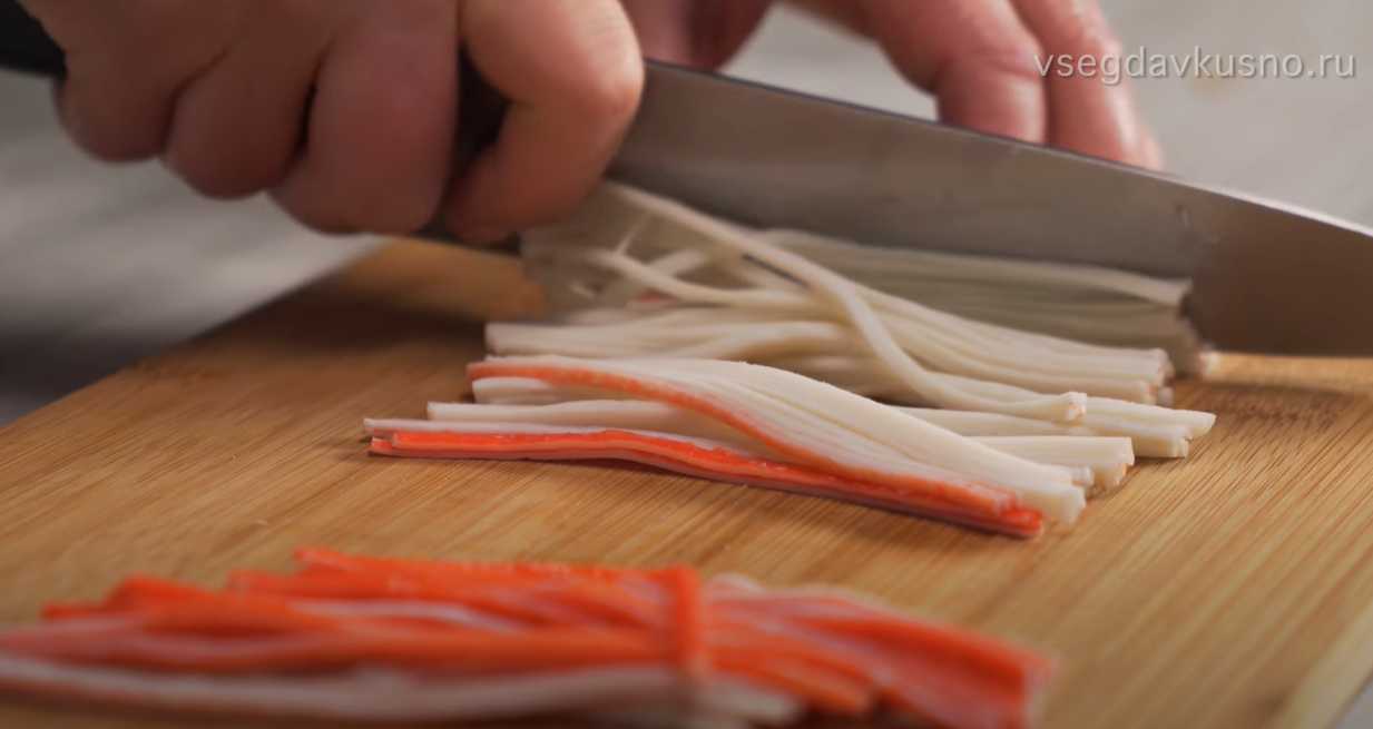 Salade japonaise Kani Étape 4