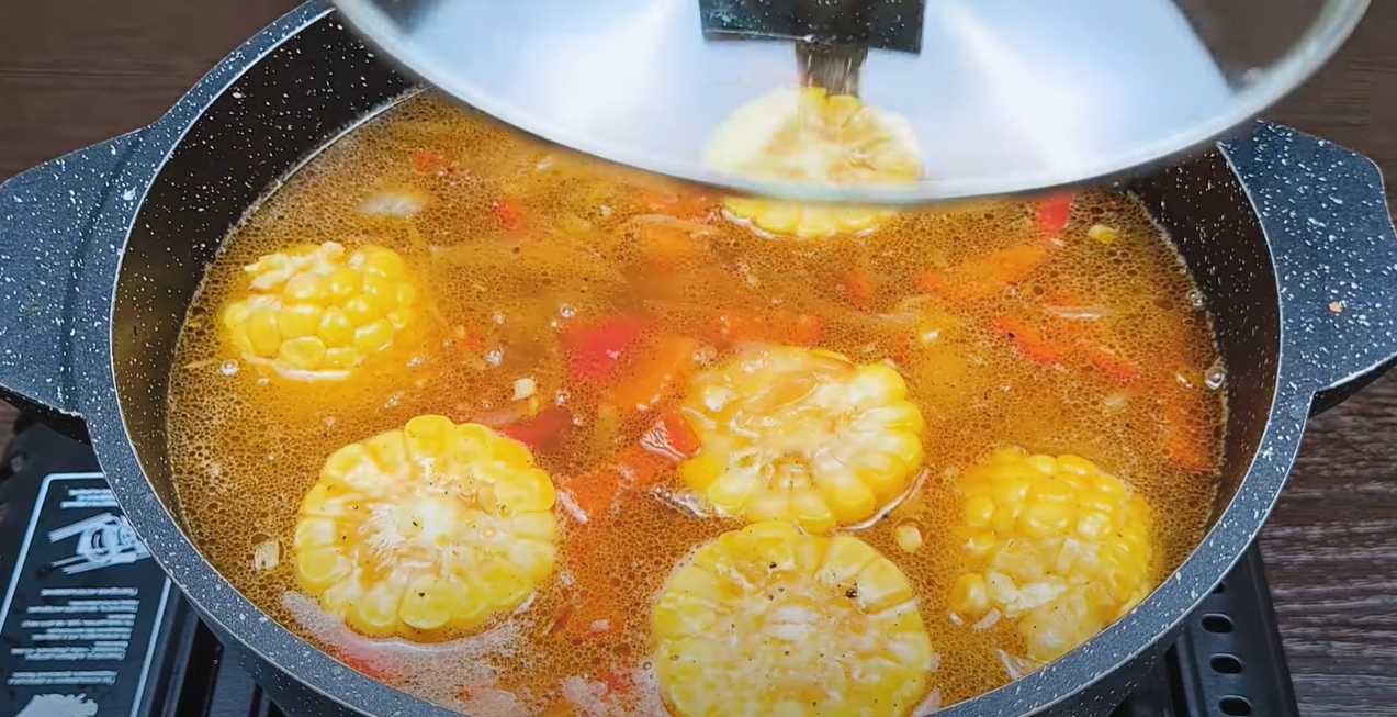 Soupe de maïs en épi - Étape 10