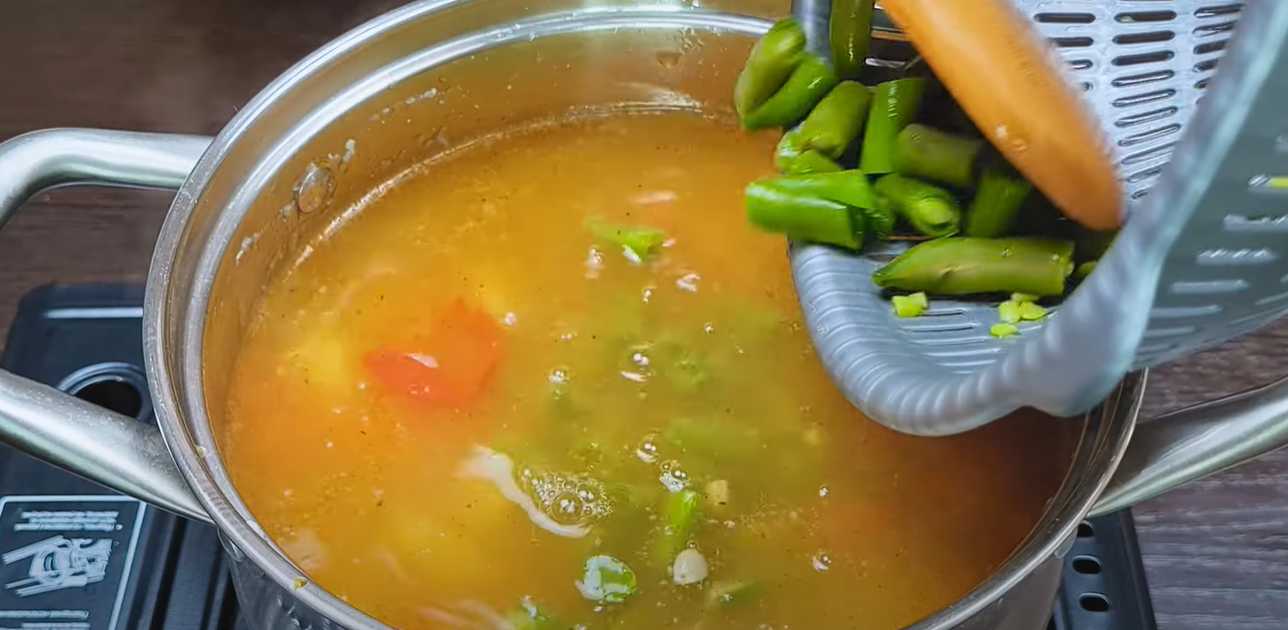 Soupe aux haricots verts - Étape 10