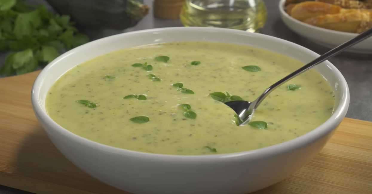 Soupe crémeuse aux courgettes - Étape 7