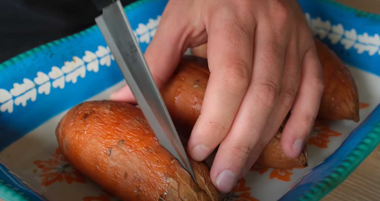 Patates douces aux légumes cuites au four - Étape 8