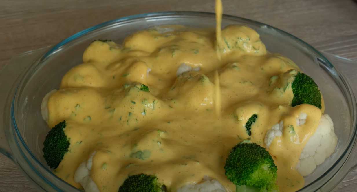 Brocoli et chou-fleur cuits au four avec du tofu - Étape 8