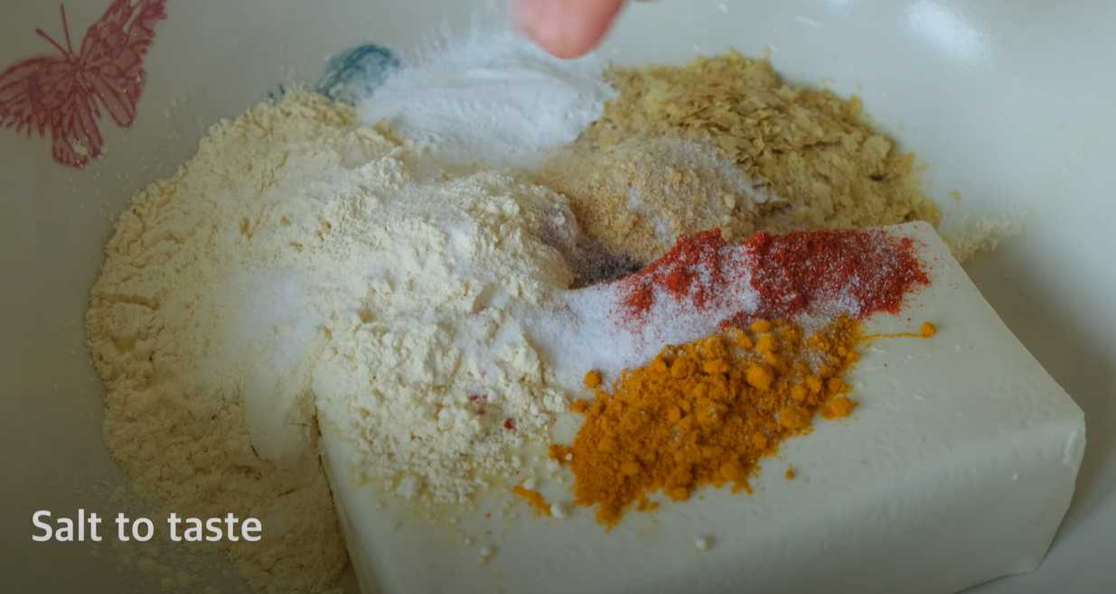 Brocoli et chou-fleur cuits au four avec du tofu - Étape 3