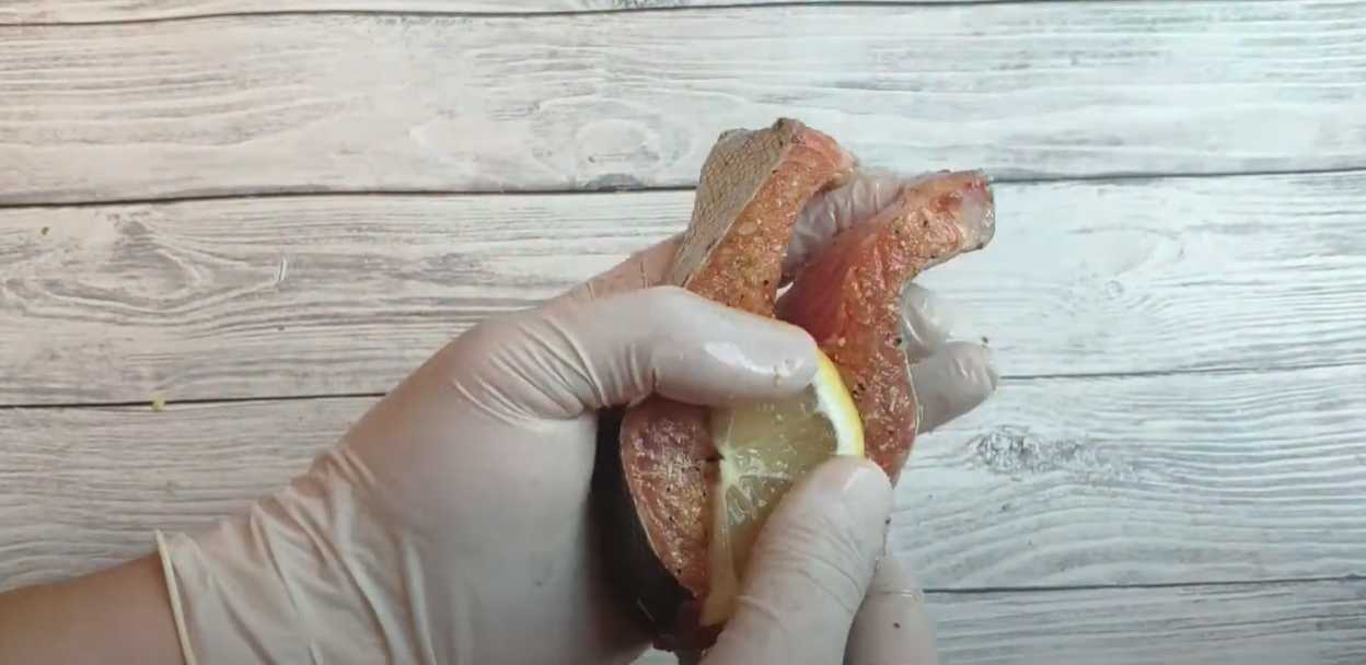 Truite grillée au charbon de bois - Étape 5