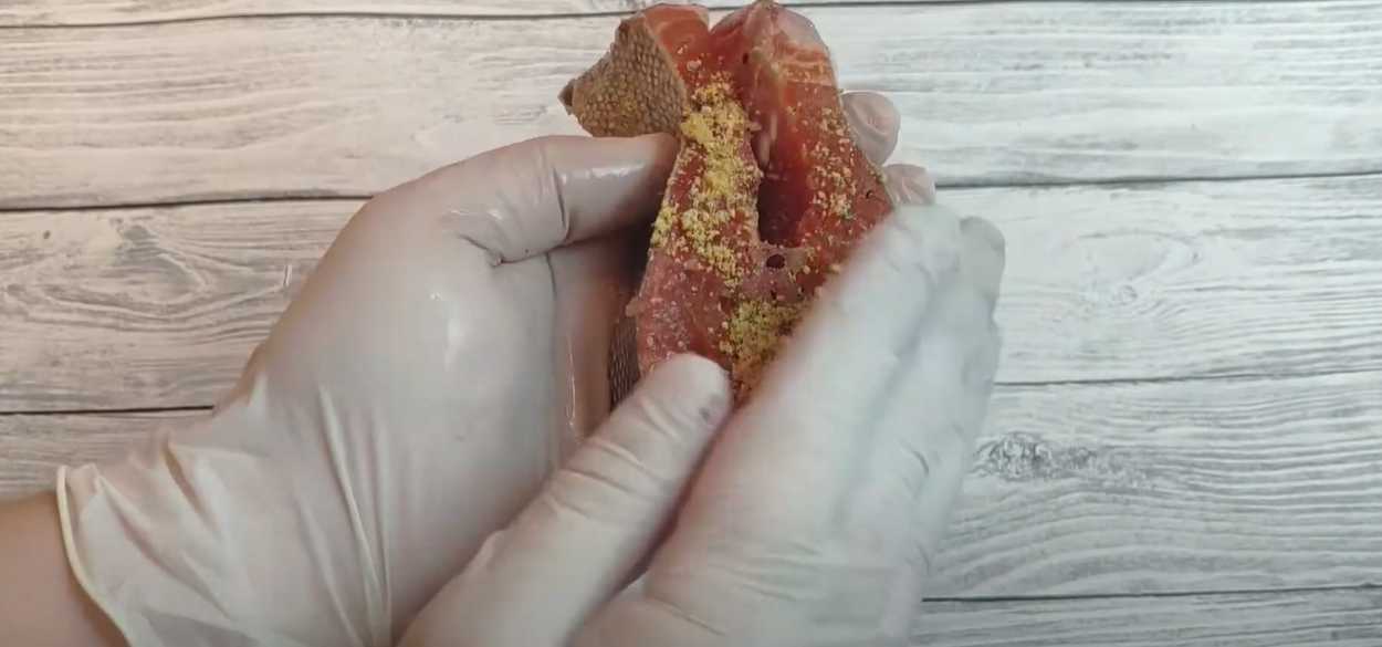 Truite grillée au charbon de bois - Étape 4