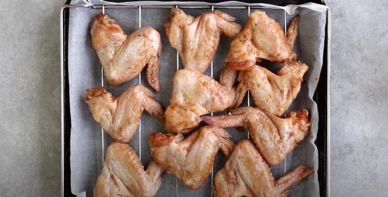 Ailes de poulet marinées au soja - Étape 9