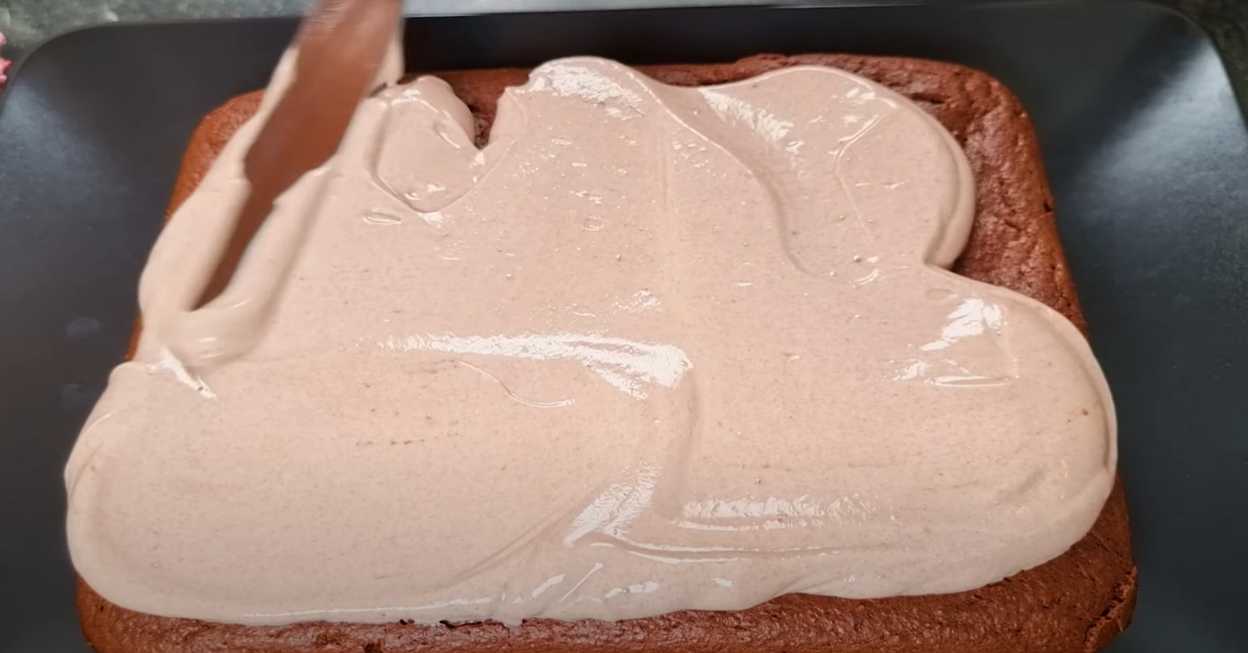 Gâteau protéiné à l'avoine et aux fraises - Étape 5