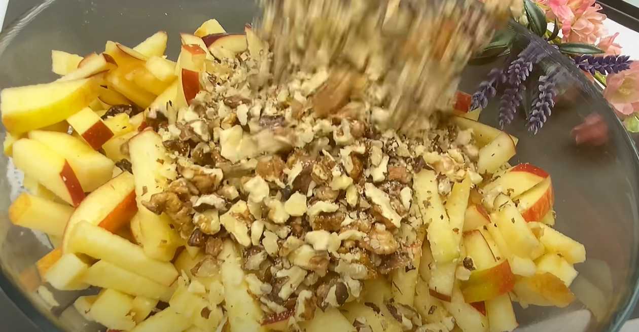 Tarte aux pommes sans farine ni sucre - Étape 4