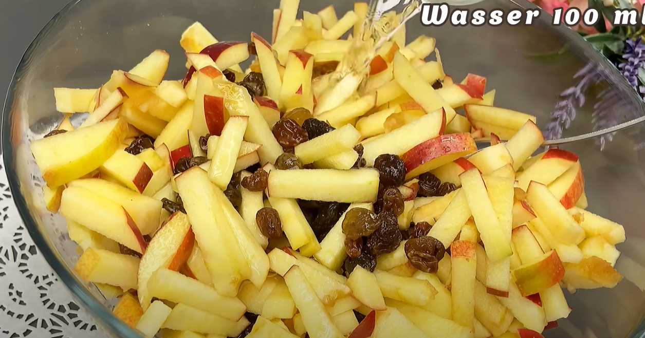 Tarte aux pommes sans farine ni sucre - Étape 3