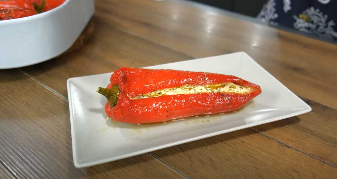Poivrons rouges farcis à la feta - Étape 14