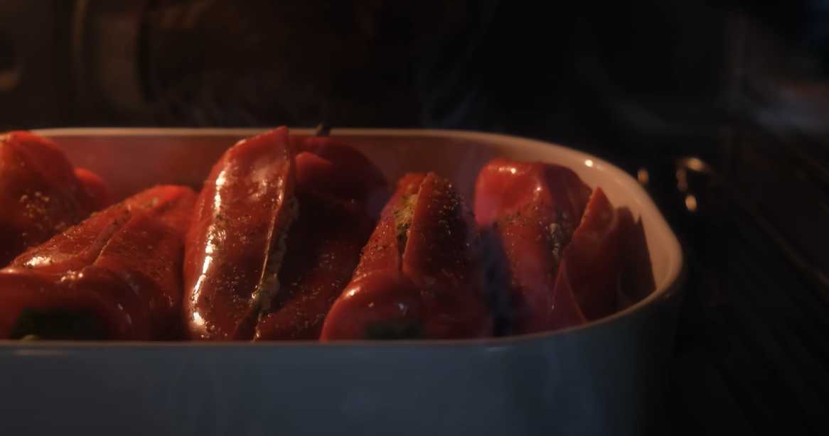 Poivrons rouges farcis à la feta - Étape 13