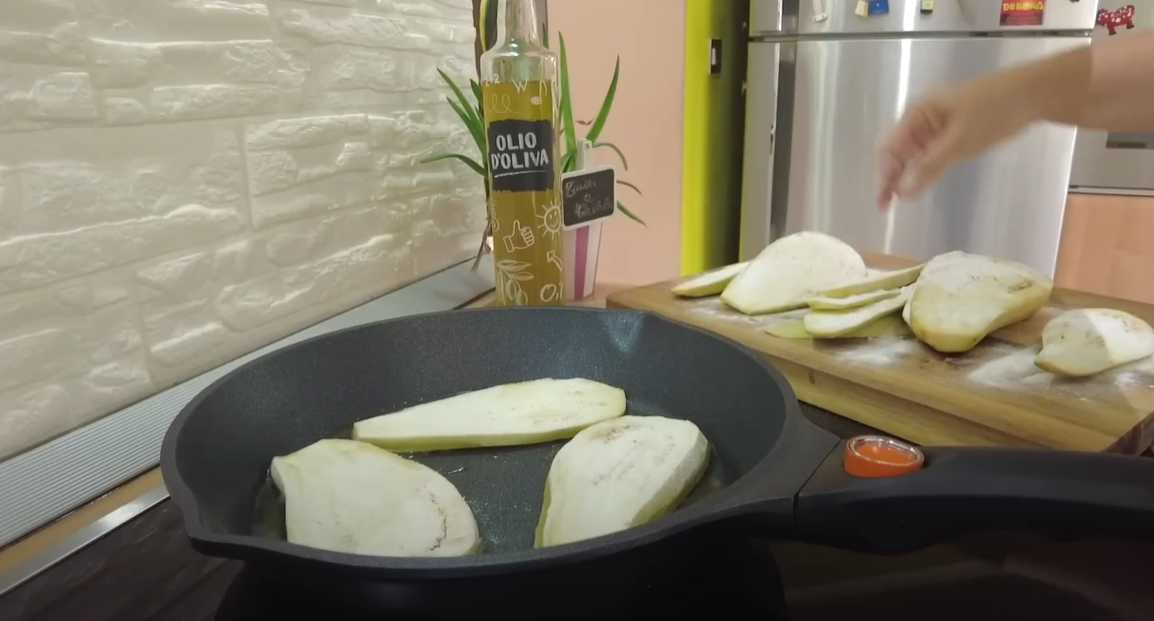 Aubergines farcies à la poêle - Étape 5