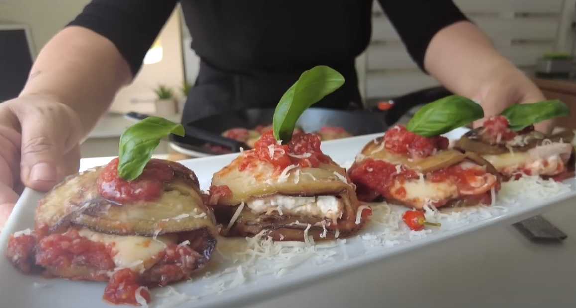 Aubergines farcies à la poêle - Étape 15