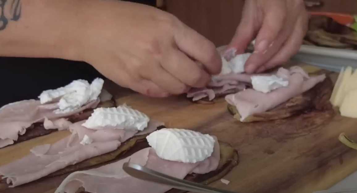 Aubergines farcies à la poêle - Étape 9