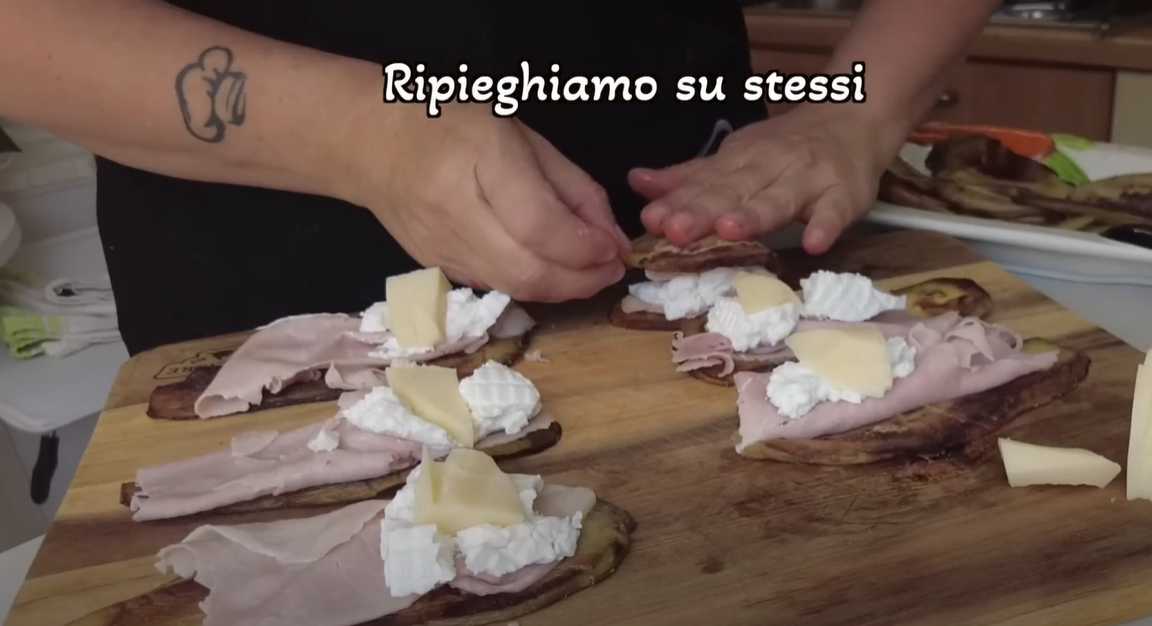 Aubergines farcies à la poêle - Étape 10