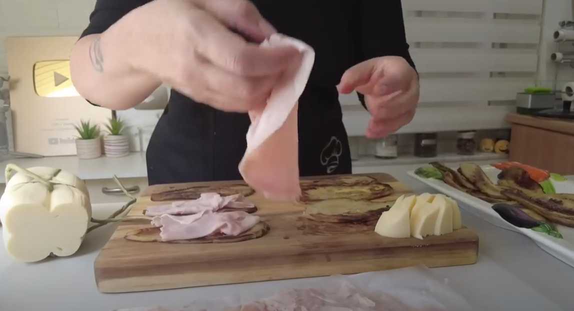 Aubergines farcies à la poêle - Étape 8