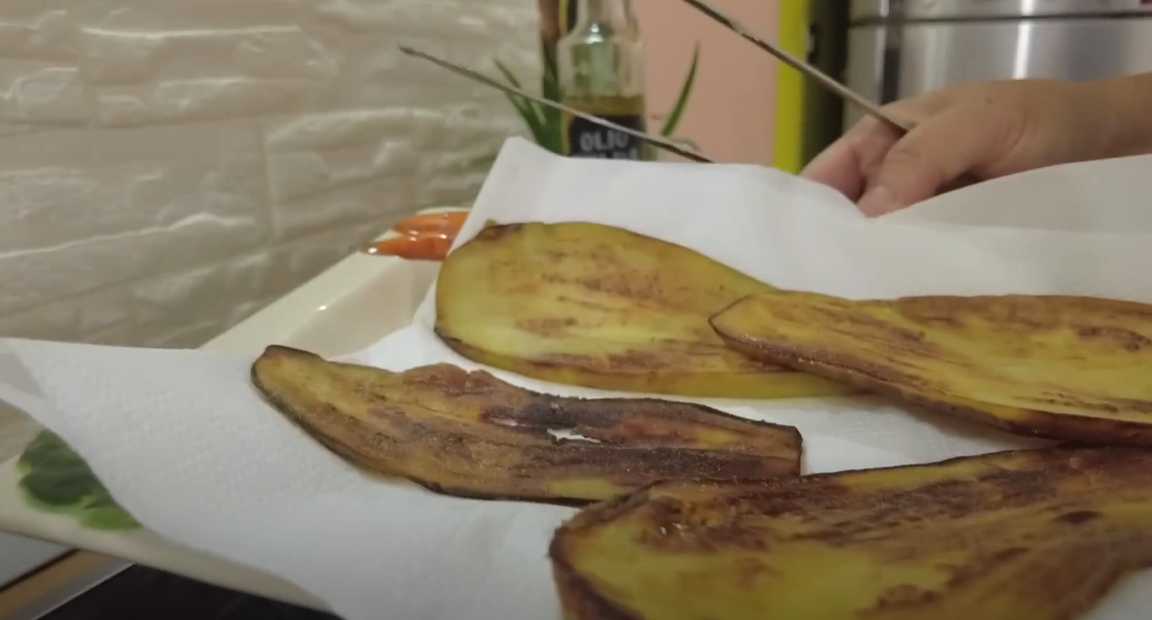 Aubergines farcies à la poêle - Étape 6