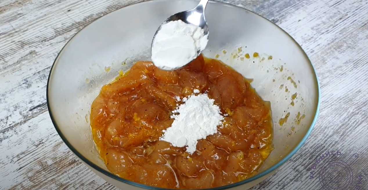 Poulet en « nuage de protéines » - Étape 10