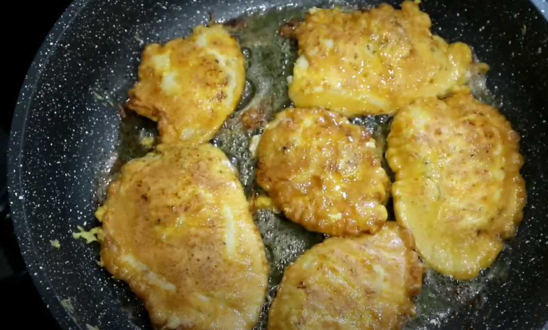 Poulet juteux en pâte à frire - Étape 8