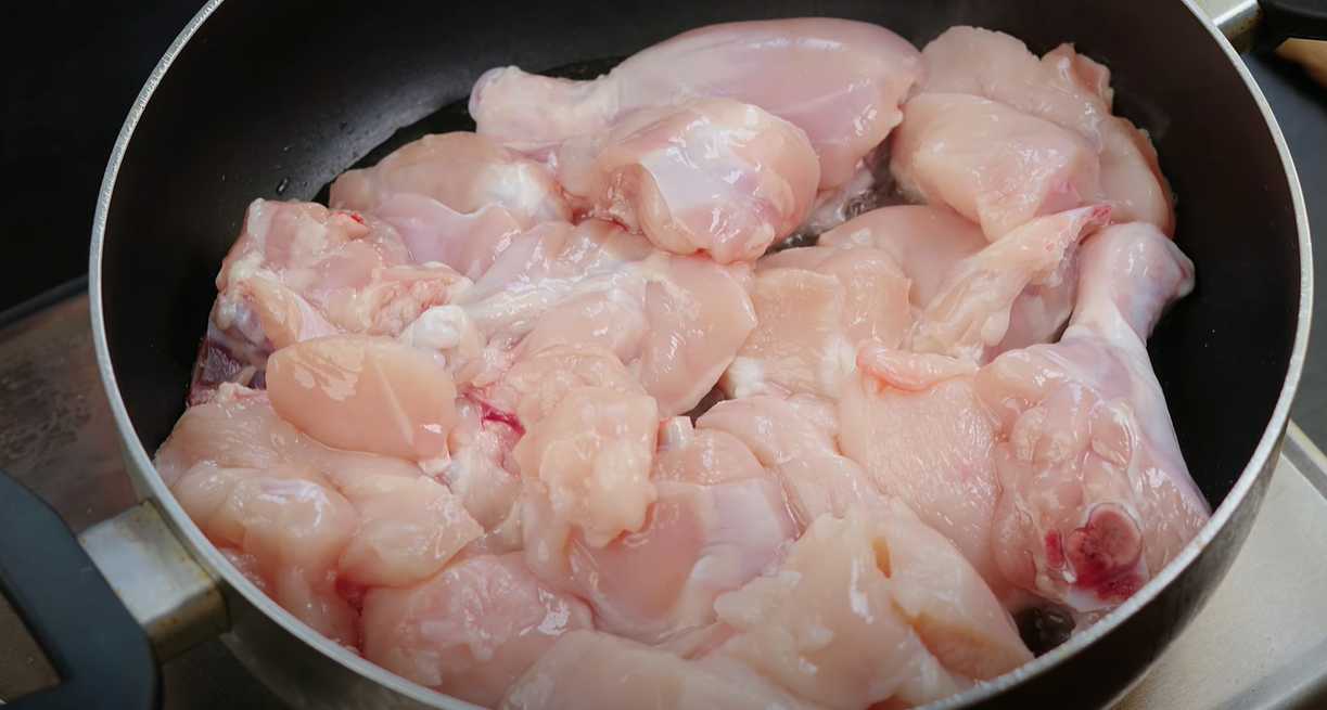 Poulet au gingembre - Étape 1