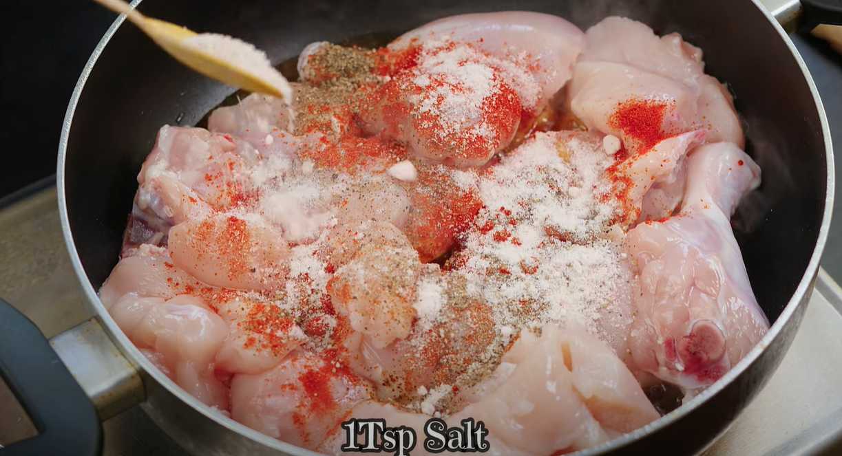 Poulet au gingembre - Étape 2