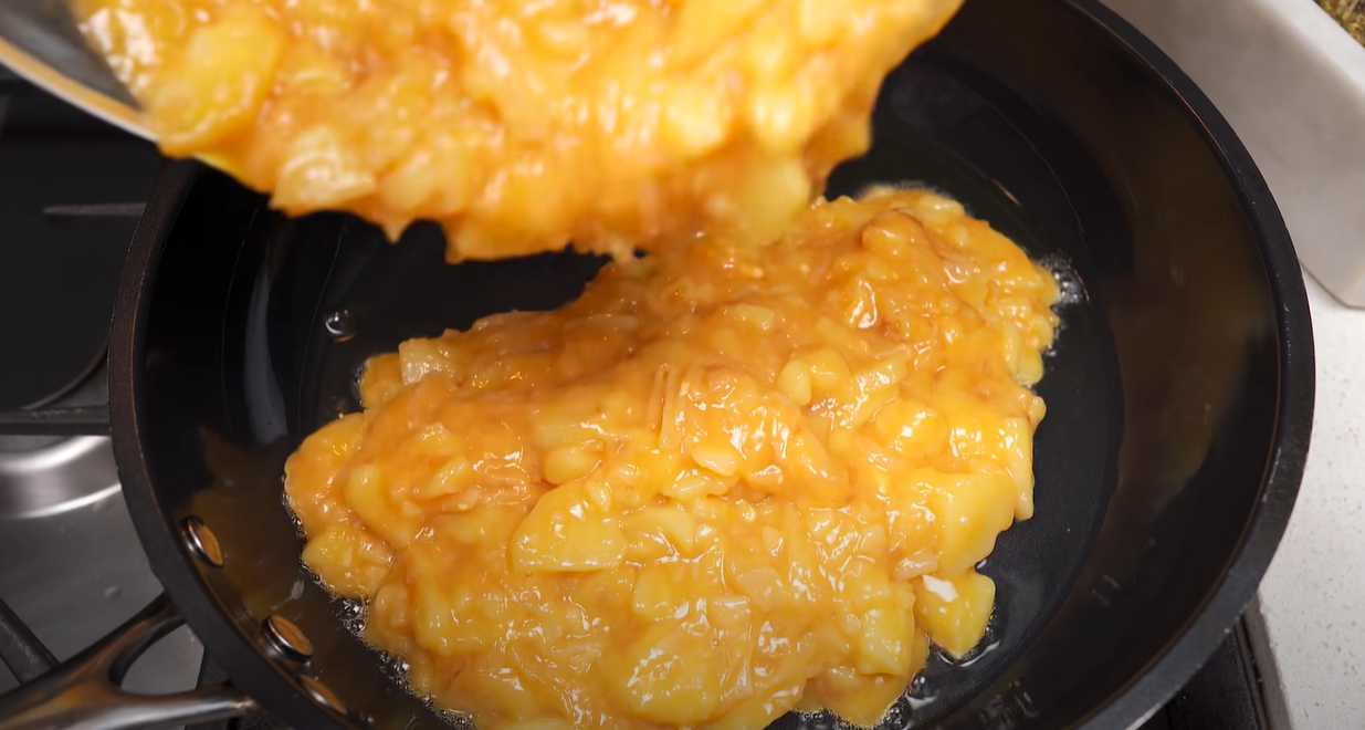 Omelette espagnole aux pommes de terre - Étape 7