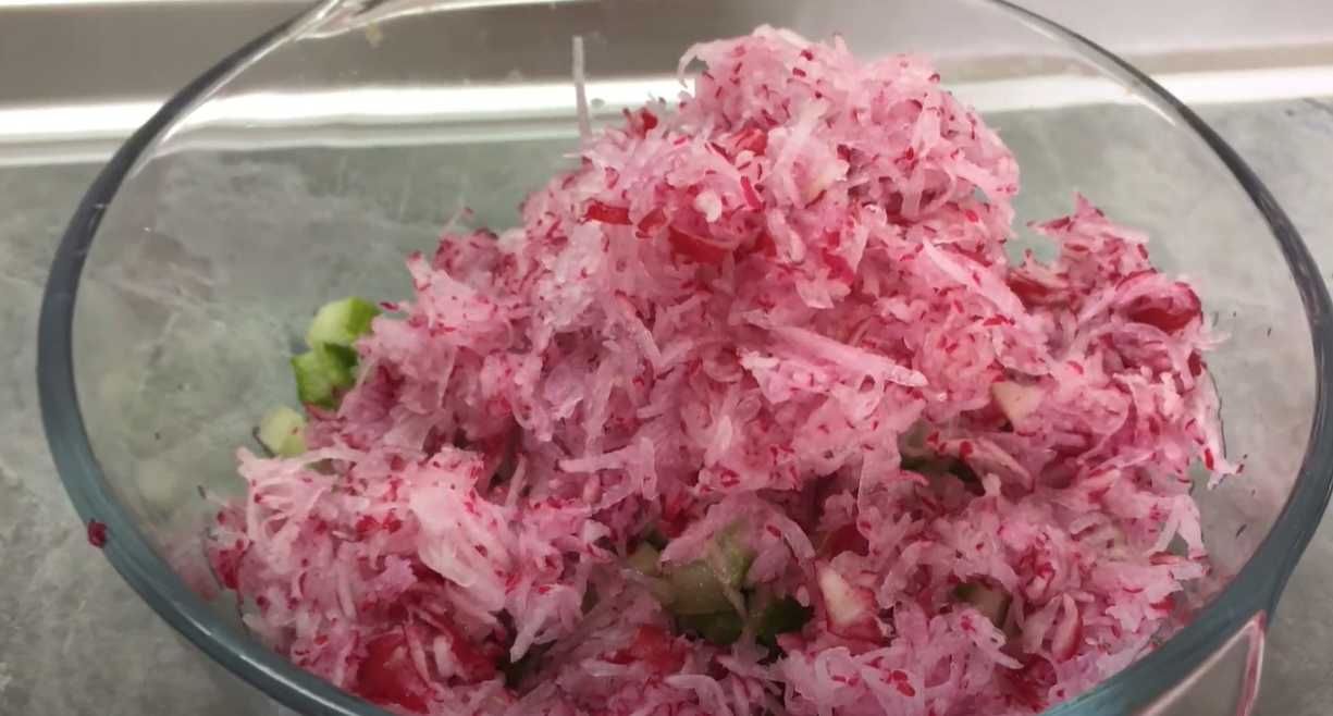 Okroshka de Carême sans viande - Étape 3