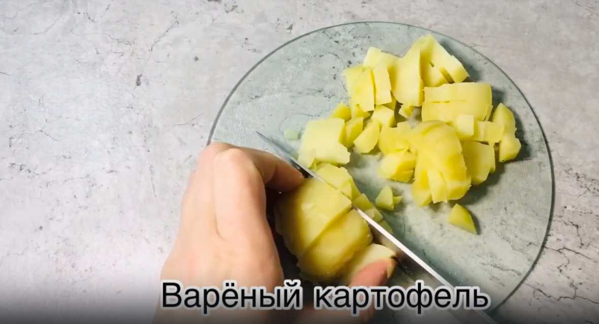 Okroshka au lait - Étape 1