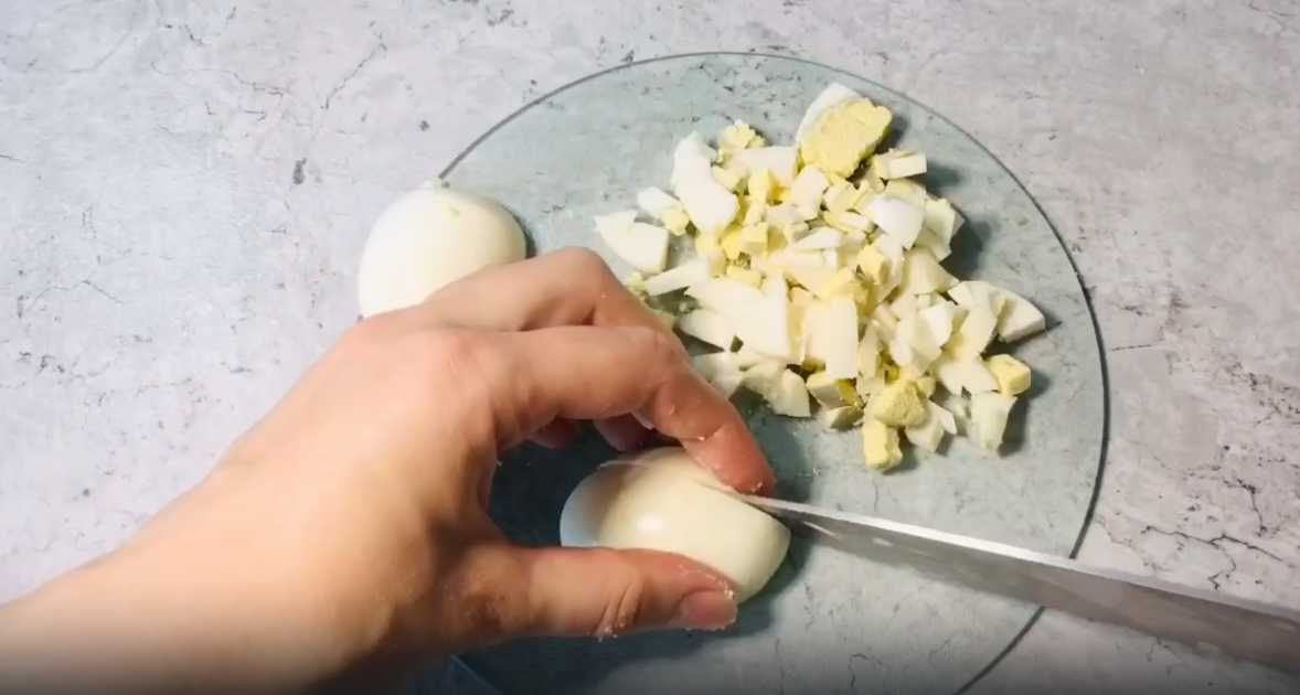 Okroshka au lait - Étape 2