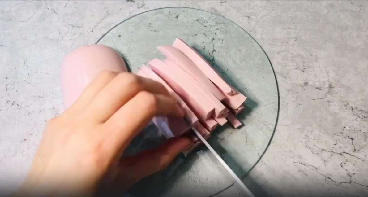 Okroshka au lait - Étape 3