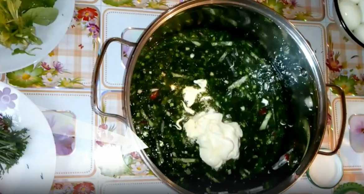 Okroshka à la mayonnaise et à l'acide citrique - Étape 6