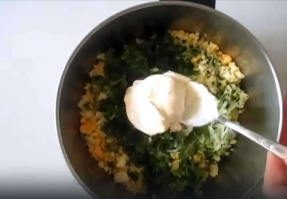 Okroshka aux radis et pommes de terre à l'eau avec mayonnaise - Étape 7
