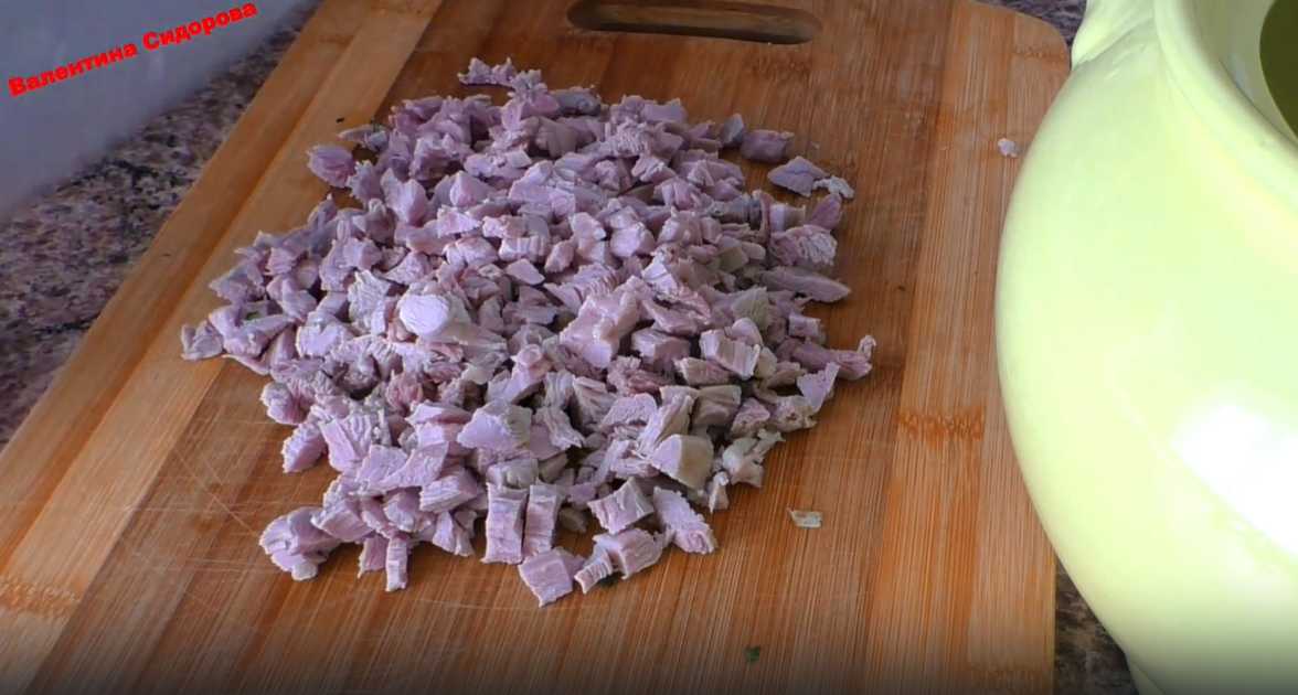 Okroshka sans pommes de terre au kéfir - Étape 5