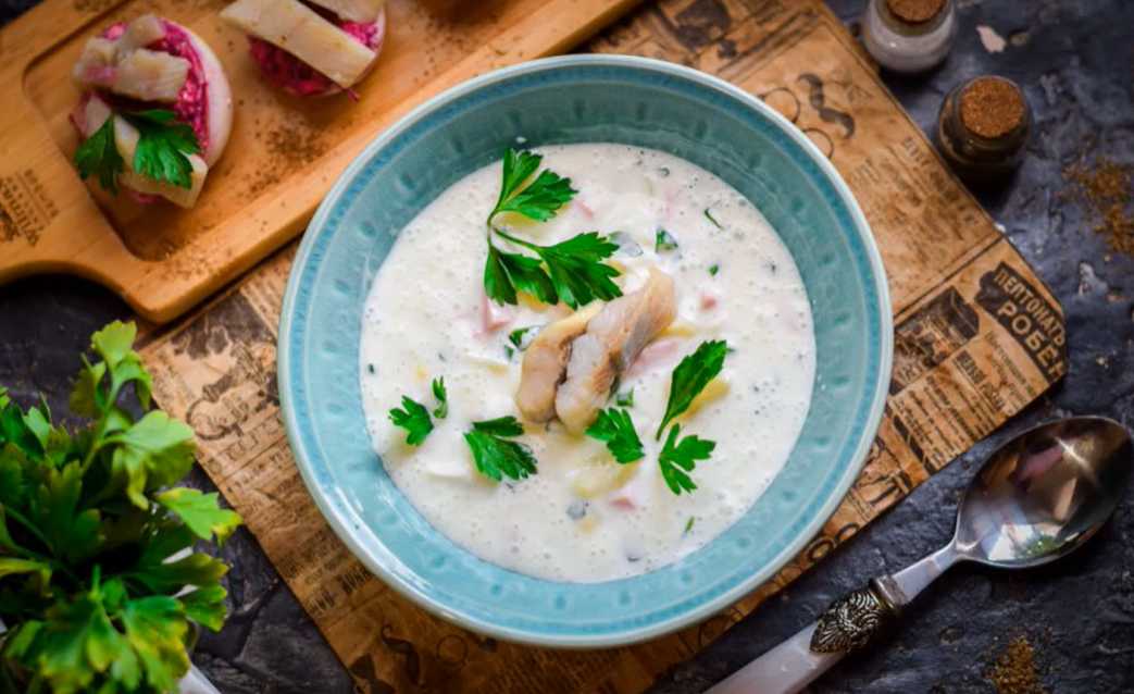 Okroshka au hareng - Étape 9