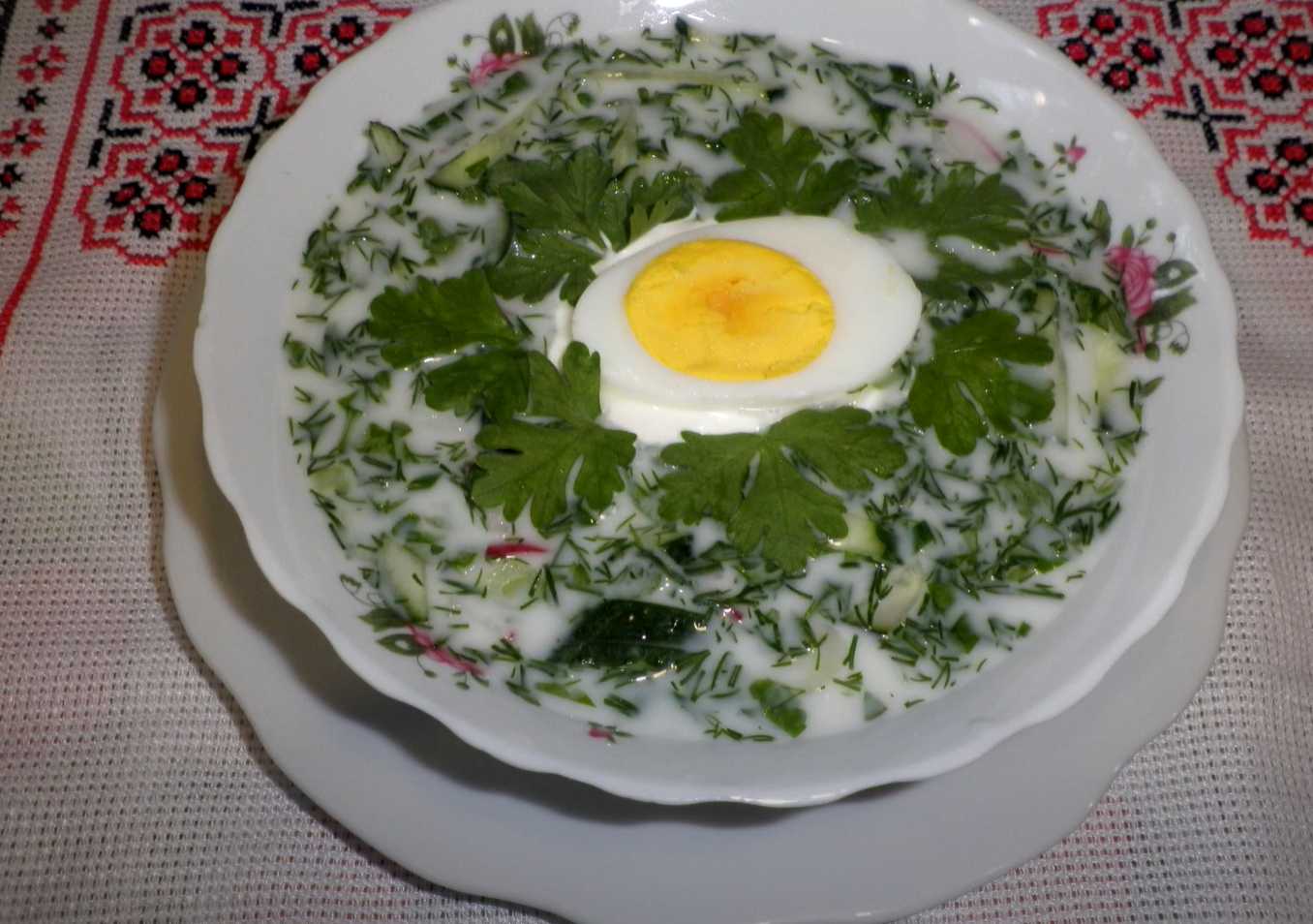 Okroshka aux radis et au kéfir - Étape 10