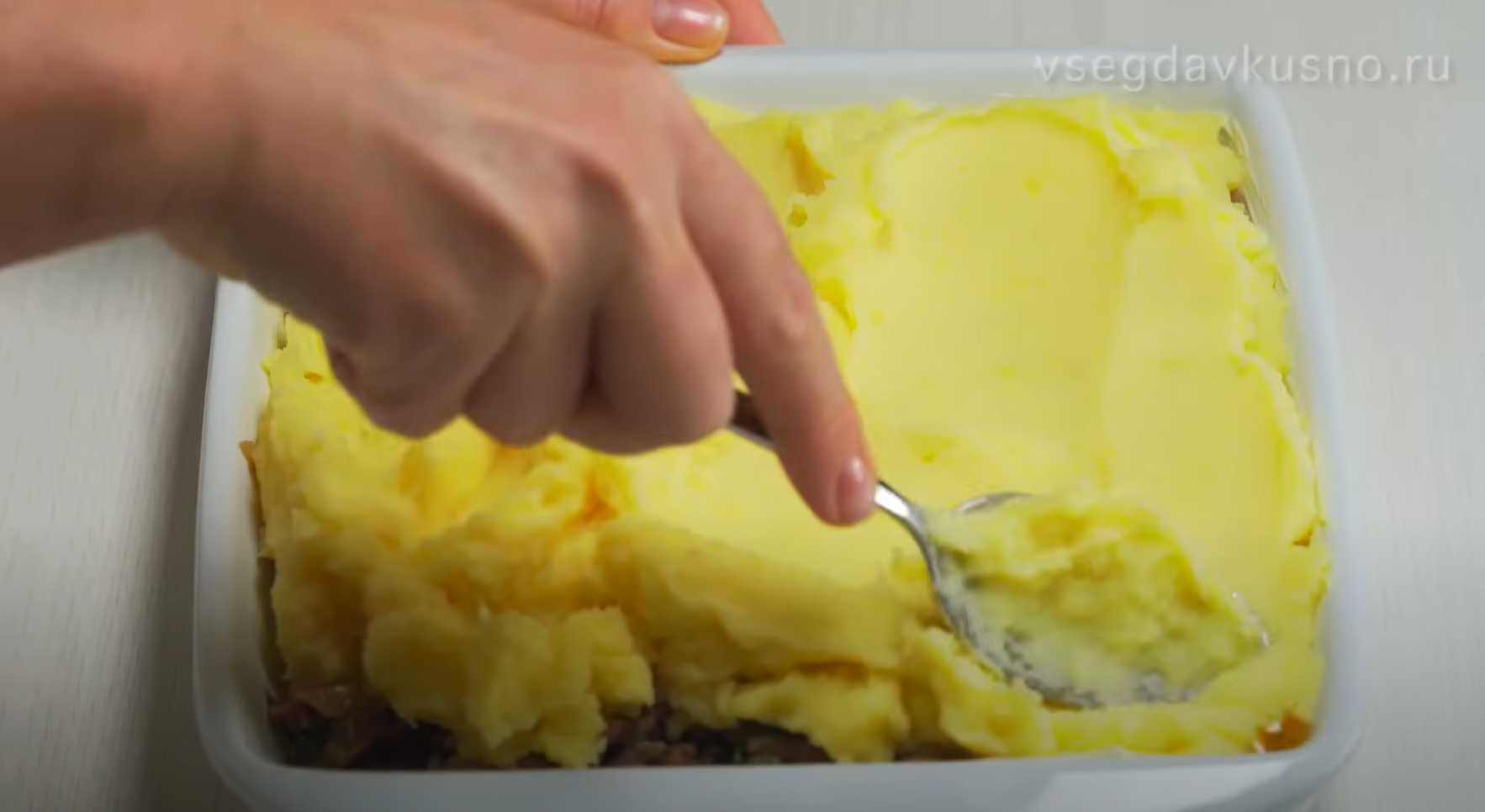 Gratin de pommes de terre à la viande hachée - Étape 12