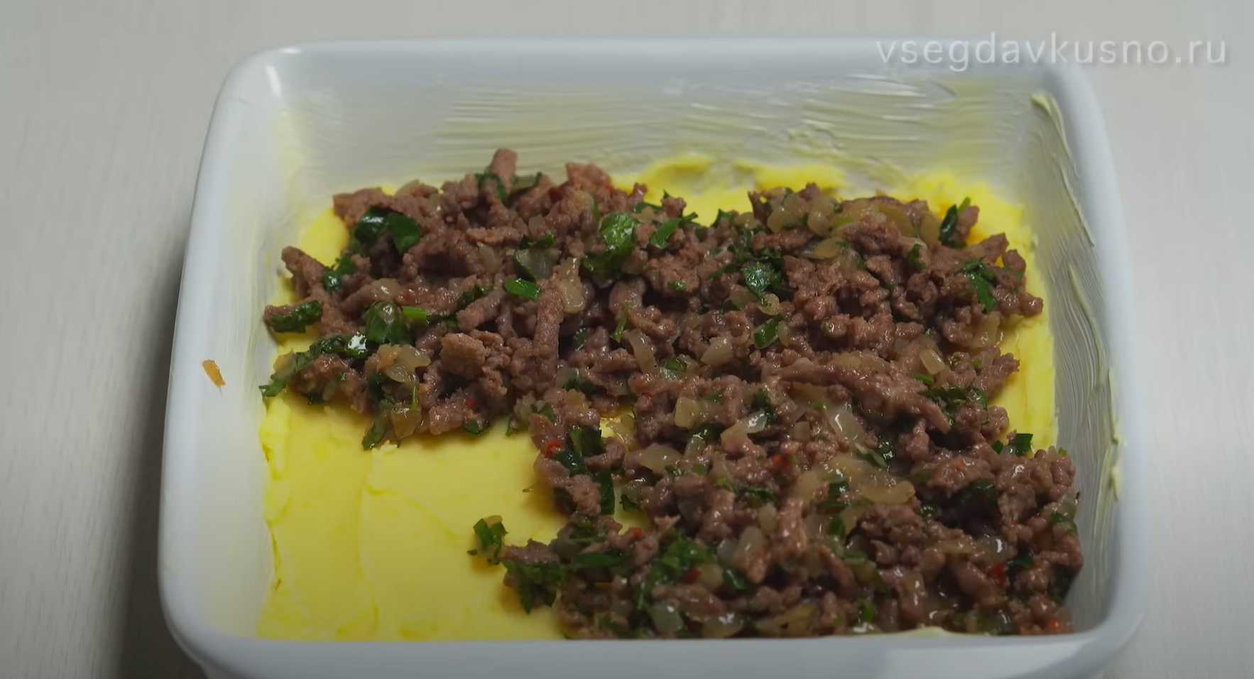 Gratin de pommes de terre à la viande hachée - Étape 11